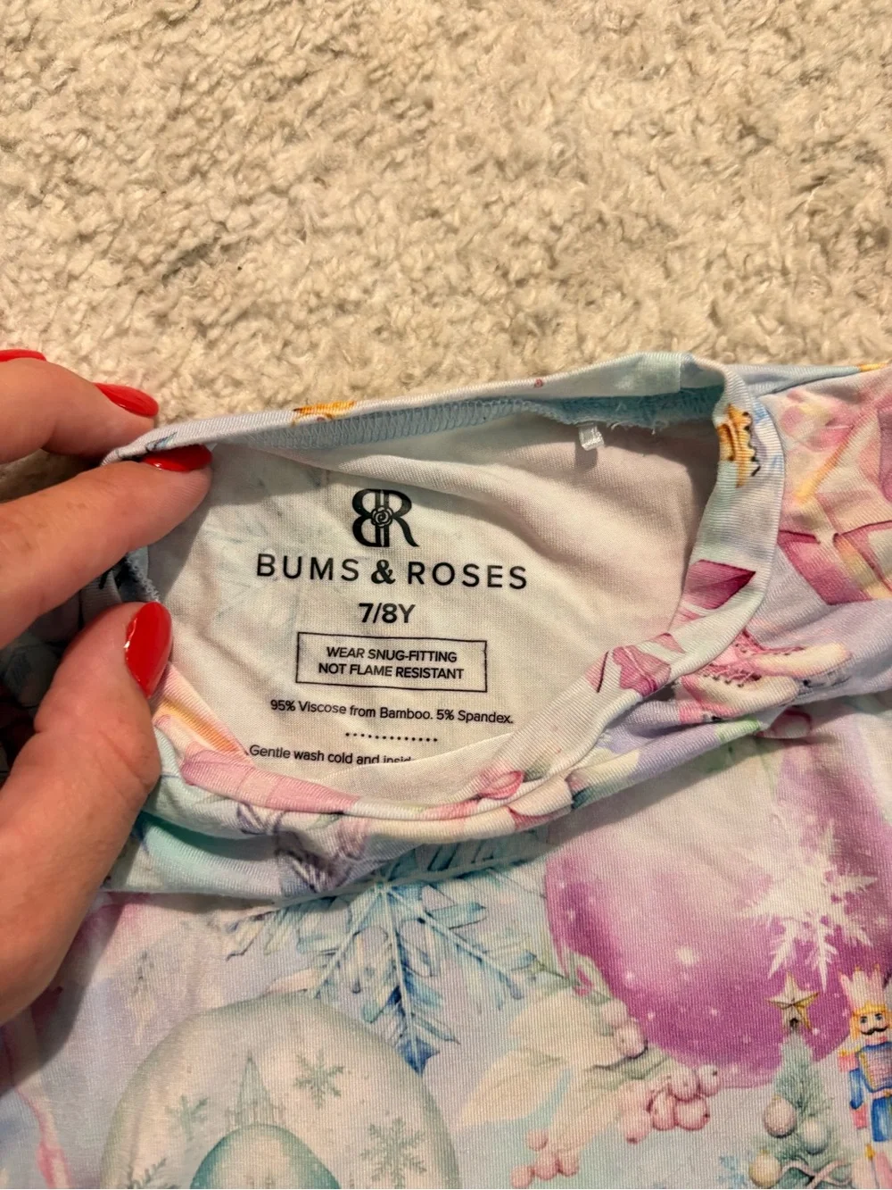 Bums and roses Christmas pajamas